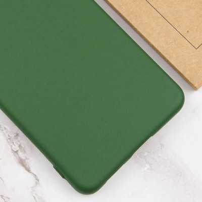Чохол Silicone Cover Lakshmi Full Camera (AA) для Motorola Moto G55 5G Зелений / Dark green