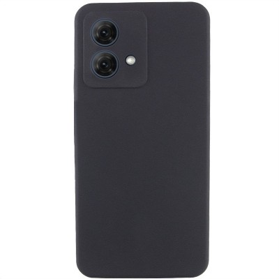 Чохол Silicone Cover Lakshmi Full Camera (AA) для Motorola Moto G84 Чорний / Black
