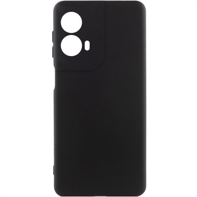 Чохол Silicone Cover Lakshmi Full Camera (AA) для Motorola Moto G85 Чорний / Black Чохол Silicone Cover Lakshmi Full Camera (AA) для Motorola Moto G85 Чорний / Black