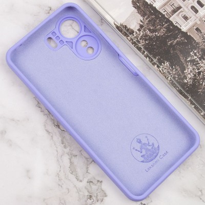 Чохол Silicone Cover Lakshmi Full Camera (AA) для Oppo A60 4G Бузковий / Dasheen