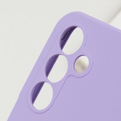 Чохол Silicone Cover Lakshmi Full Camera (AA) для Samsung Galaxy A16 4G/5G Бузковий / Dasheen