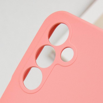 Чохол Silicone Cover Lakshmi Full Camera (AA) для Samsung Galaxy A16 4G/5G Рожевий / Pink