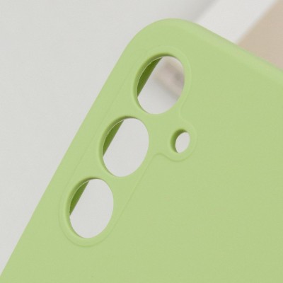 Чохол Silicone Cover Lakshmi Full Camera (AA) для Samsung Galaxy A25 5G Зелений / Pistachio Чохол Silicone Cover Lakshmi Full Camera (AA) для Samsung Galaxy A25 5G Зелений / Pistachio