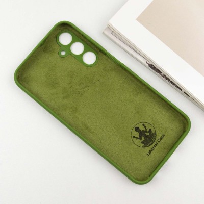 Чохол Silicone Cover Lakshmi Full Camera (AA) для Samsung Galaxy A26 5G Зелений / Dark green