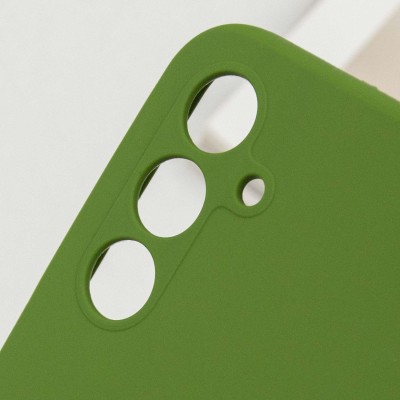 Чохол Silicone Cover Lakshmi Full Camera (AA) для Samsung Galaxy A26 5G Зелений / Dark green