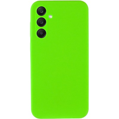 Чохол Silicone Cover Lakshmi Full Camera (AA) для Samsung Galaxy A35 Салатовий / Neon Green Чохол Silicone Cover Lakshmi Full Camera (AA) для Samsung Galaxy A35 Салатовий / Neon Green