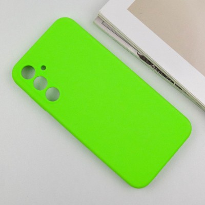 Чохол Silicone Cover Lakshmi Full Camera (AA) для Samsung Galaxy A35 Салатовий / Neon Green Чохол Silicone Cover Lakshmi Full Camera (AA) для Samsung Galaxy A35 Салатовий / Neon Green