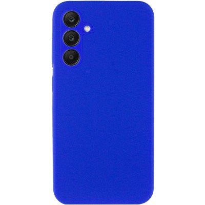 Чохол Silicone Cover Lakshmi Full Camera (AA) для Samsung Galaxy A35 Синій / Iris Чохол Silicone Cover Lakshmi Full Camera (AA) для Samsung Galaxy A35 Синій / Iris