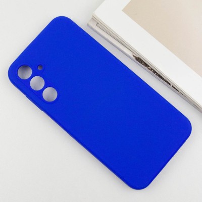 Чохол Silicone Cover Lakshmi Full Camera (AA) для Samsung Galaxy A35 Синій / Iris Чохол Silicone Cover Lakshmi Full Camera (AA) для Samsung Galaxy A35 Синій / Iris
