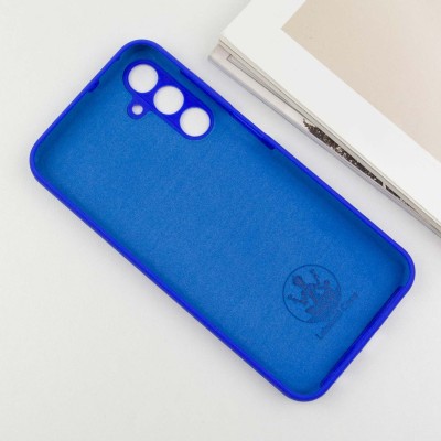 Чохол Silicone Cover Lakshmi Full Camera (AA) для Samsung Galaxy A35 Синій / Iris Чохол Silicone Cover Lakshmi Full Camera (AA) для Samsung Galaxy A35 Синій / Iris