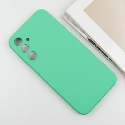 Чохол Silicone Cover Lakshmi Full Camera (AA) для Samsung Galaxy A55 Ментоловый / Mint