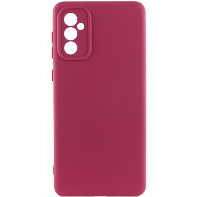 Чохол Silicone Cover Lakshmi Full Camera (AA) для Samsung Galaxy A56 5G Бордовий / Marsala