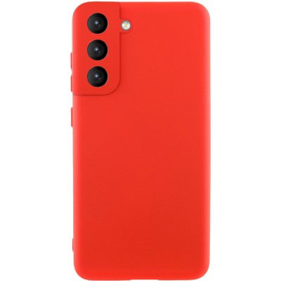 Чохол Silicone Cover Lakshmi Full Camera (AA) для Samsung Galaxy S21 FE Червоний / Red