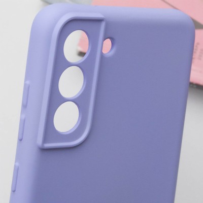 Чохол Silicone Cover Lakshmi Full Camera (AA) для Samsung Galaxy S22 Бузковий / Dasheen Чохол Silicone Cover Lakshmi Full Camera (AA) для Samsung Galaxy S22 Бузковий / Dasheen