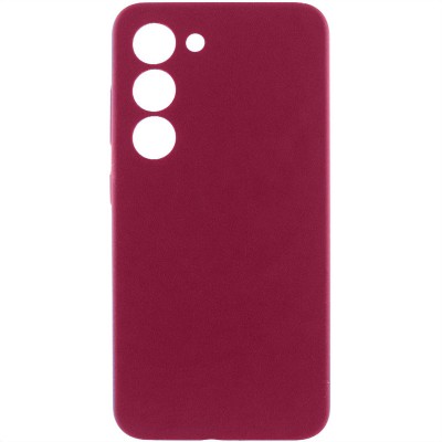 Чохол Silicone Cover Lakshmi Full Camera (AA) для Samsung Galaxy S23 Бордовий / Marsala Чохол Silicone Cover Lakshmi Full Camera (AA) для Samsung Galaxy S23 Бордовий / Marsala