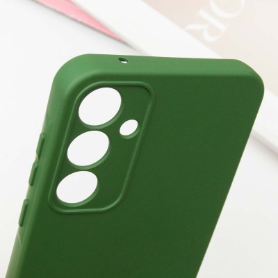 Чохол Silicone Cover Lakshmi Full Camera (AA) для Samsung Galaxy S24 FE Зелений / Dark green Чохол Silicone Cover Lakshmi Full Camera (AA) для Samsung Galaxy S24 FE Зелений / Dark green