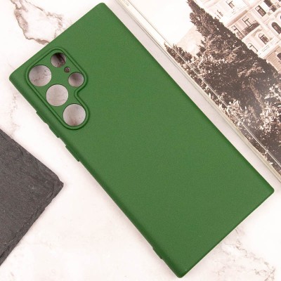 Чохол Silicone Cover Lakshmi Full Camera (AA) для Samsung Galaxy S25 Ultra Зелений / Dark green