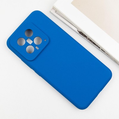 Чохол Silicone Cover Lakshmi Full Camera (AA) для Xiaomi 14 Синій / Navy Blue Чохол Silicone Cover Lakshmi Full Camera (AA) для Xiaomi 14 Синій / Navy Blue