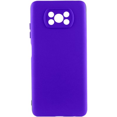 Чохол Silicone Cover Lakshmi Full Camera (AA) для Xiaomi Poco X3 NFC / Poco X3 Pro Синій / Iris Чохол Silicone Cover Lakshmi Full Camera (AA) для Xiaomi Poco X3 NFC / Poco X3 Pro Синій / Iris