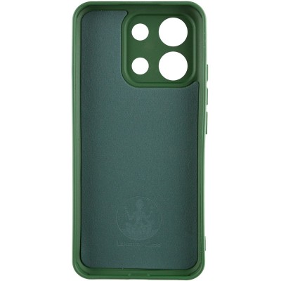 Чохол Silicone Cover Lakshmi Full Camera (AA) для Xiaomi Poco X6 Pro Зелений / Dark green