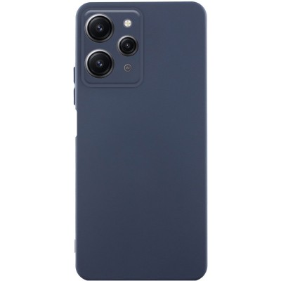 Чохол Silicone Cover Lakshmi Full Camera (AA) для Xiaomi Redmi 12 Синій / Midnight Blue