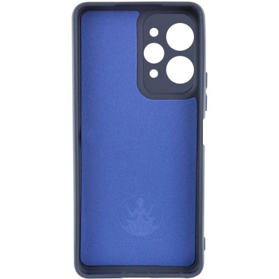 Чохол Silicone Cover Lakshmi Full Camera (AA) для Xiaomi Redmi 12 Синій / Midnight Blue
