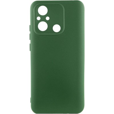 Чохол Silicone Cover Lakshmi Full Camera (AA) для Xiaomi Redmi 12C / Poco C55 Зелений / Dark green Чохол Silicone Cover Lakshmi Full Camera (AA) для Xiaomi Redmi 12C / Poco C55 Зелений / Dark green