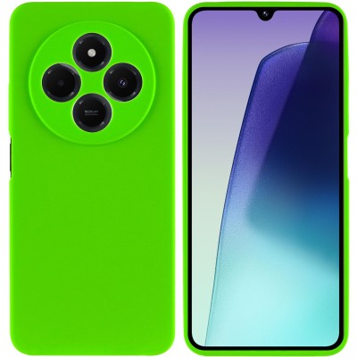 Чохол Silicone Cover Lakshmi Full Camera (AA) для Xiaomi Redmi 14C / Poco C75 Салатовий / Neon Green Чохол Silicone Cover Lakshmi Full Camera (AA) для Xiaomi Redmi 14C / Poco C75 Салатовий / Neon Green