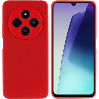 Чохол Silicone Cover Lakshmi Full Camera (AA) для Xiaomi Redmi 14C / Poco C75 Червоний / Red
