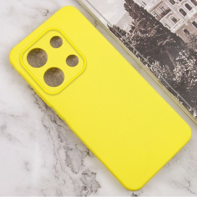 Чохол Silicone Cover Lakshmi Full Camera (AA) для Xiaomi Redmi Note 13 4G Жовтий / Flash Чохол Silicone Cover Lakshmi Full Camera (AA) для Xiaomi Redmi Note 13 4G Жовтий / Flash