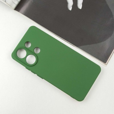 Чохол Silicone Cover Lakshmi Full Camera (AA) для Xiaomi Redmi Note 13 5G Зелений / Dark green Чохол Silicone Cover Lakshmi Full Camera (AA) для Xiaomi Redmi Note 13 5G Зелений / Dark green