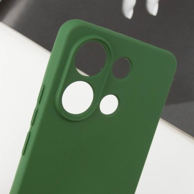 Чохол Silicone Cover Lakshmi Full Camera (AA) для Xiaomi Redmi Note 13 5G Зелений / Dark green Чохол Silicone Cover Lakshmi Full Camera (AA) для Xiaomi Redmi Note 13 5G Зелений / Dark green
