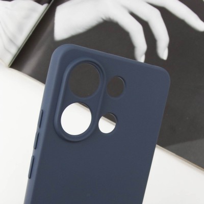 Чохол Silicone Cover Lakshmi Full Camera (AA) для Xiaomi Redmi Note 13 5G Синій / Midnight Blue