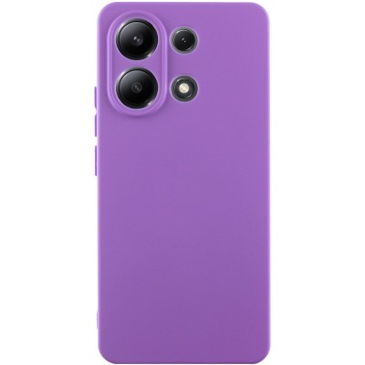 Чохол Silicone Cover Lakshmi Full Camera (AA) для Xiaomi Redmi Note 13 5G Фіолетовий / Purple