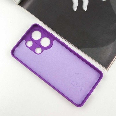 Чохол Silicone Cover Lakshmi Full Camera (AA) для Xiaomi Redmi Note 13 5G Фіолетовий / Purple