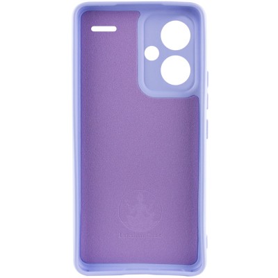 Чохол Silicone Cover Lakshmi Full Camera (AA) для Xiaomi Redmi Note 13 Pro+ Бузковий / Dasheen