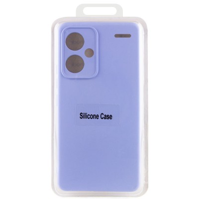 Чохол Silicone Cover Lakshmi Full Camera (AA) для Xiaomi Redmi Note 13 Pro+ Бузковий / Dasheen