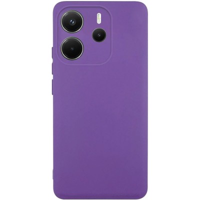 Чохол Silicone Cover Lakshmi Full Camera (AA) для Xiaomi Redmi Note 14 4G (Europe version) Фіолетовий / Amethyst