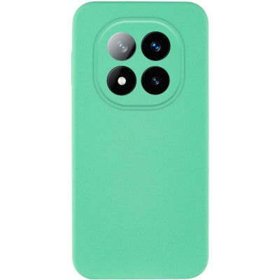Чохол Silicone Cover Lakshmi Full Camera (AA) для Xiaomi Redmi Note 14 Pro 4G/5G Ментоловый / Mint