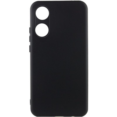 Чохол Silicone Cover Lakshmi Full Camera (AAA) для Oppo A58 4G Чорний / Black Чохол Silicone Cover Lakshmi Full Camera (AAA) для Oppo A58 4G Чорний / Black