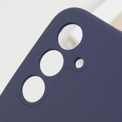 Чохол Silicone Cover Lakshmi Full Camera (AAA) для Samsung Galaxy A26 5G Темно-синій / Midnight blue