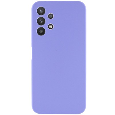 Чохол Silicone Cover Lakshmi Full Camera (AAA) для Samsung Galaxy A32 4G Бузковий / Dasheen Чохол Silicone Cover Lakshmi Full Camera (AAA) для Samsung Galaxy A32 4G Бузковий / Dasheen