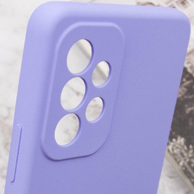Чохол Silicone Cover Lakshmi Full Camera (AAA) для Samsung Galaxy A33 5G Бузковий / Dasheen