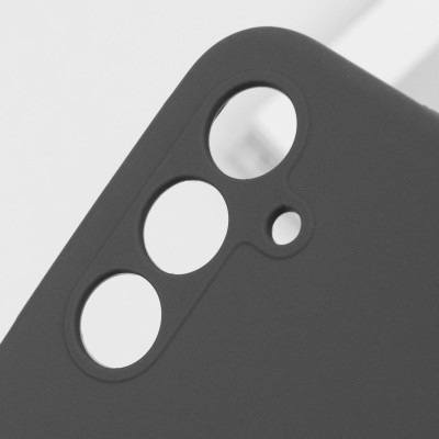 Чохол Silicone Cover Lakshmi Full Camera (AAA) для Samsung Galaxy A35 Чорний / Black Чохол Silicone Cover Lakshmi Full Camera (AAA) для Samsung Galaxy A35 Чорний / Black