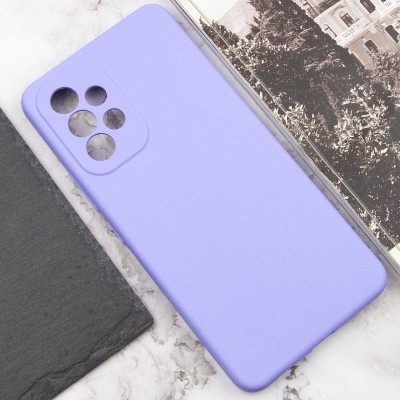 Чохол Silicone Cover Lakshmi Full Camera (AAA) для Samsung Galaxy A53 5G Бузковий / Dasheen Чохол Silicone Cover Lakshmi Full Camera (AAA) для Samsung Galaxy A53 5G Бузковий / Dasheen