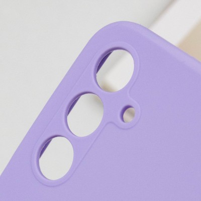 Чохол Silicone Cover Lakshmi Full Camera (AAA) для Samsung Galaxy A56 5G Бузковий / Dasheen Чохол Silicone Cover Lakshmi Full Camera (AAA) для Samsung Galaxy A56 5G Бузковий / Dasheen