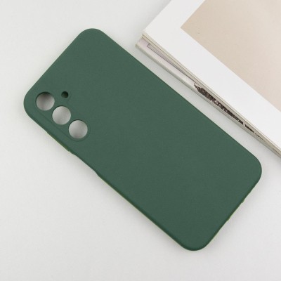 Чохол Silicone Cover Lakshmi Full Camera (AAA) для Samsung Galaxy A56 5G Зелений / Cyprus Green