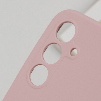 Чохол Silicone Cover Lakshmi Full Camera (AAA) для Samsung Galaxy A56 5G Рожевий / Pink Sand Чохол Silicone Cover Lakshmi Full Camera (AAA) для Samsung Galaxy A56 5G Рожевий / Pink Sand