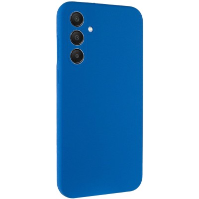 Чохол Silicone Cover Lakshmi Full Camera (AAA) для Samsung Galaxy A56 5G Синій / Denim Blue