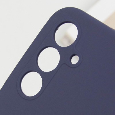 Чохол Silicone Cover Lakshmi Full Camera (AAA) для Samsung Galaxy A56 5G Темно-синій / Midnight blue
